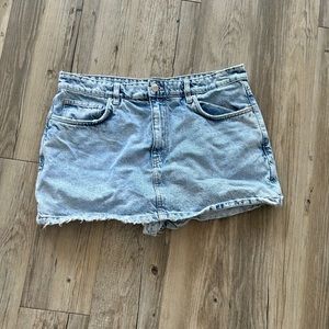 Zara denim skort